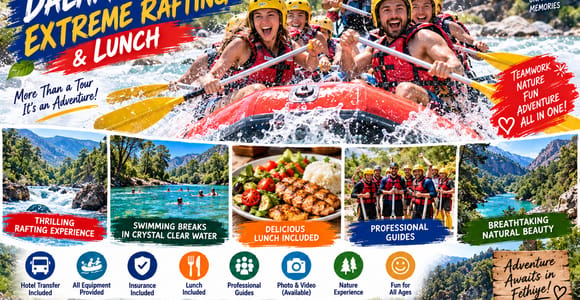 Fethiye: Dalaman River Extreme Rafting & Lunch