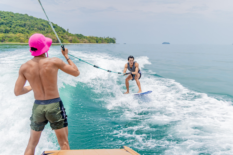 Phuket: Wake Surfing Adventure with Private Boat Charter