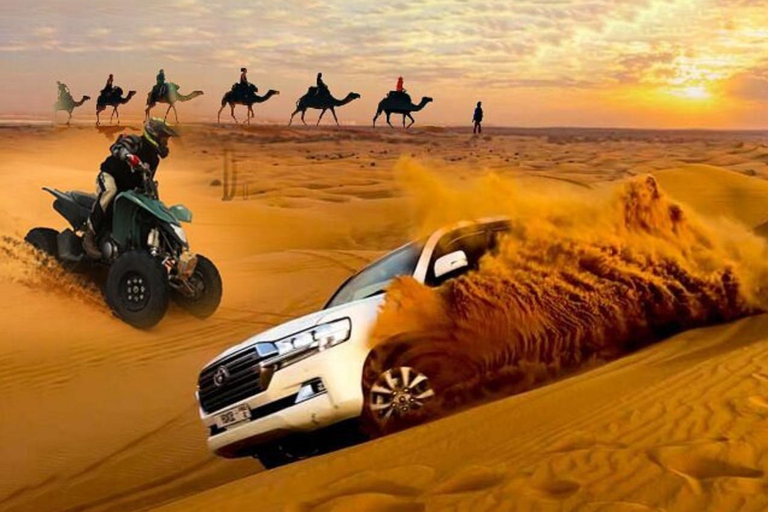 Safari Premium por el Desierto de Doha con quad y paseo en camelloDoha Quads Sandboard Safari por el desierto y paseo en camello