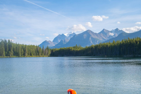 Champ de glace : glacier Crowfoot, lac Bow-Peyto et canyon Marble