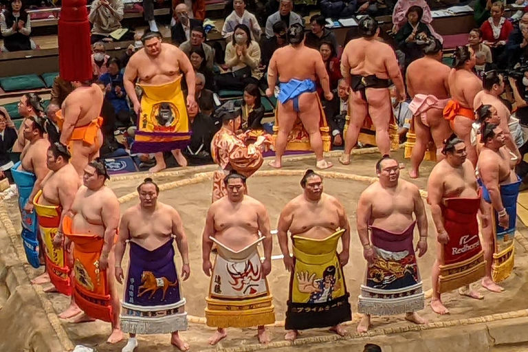 Tokyo: Sumo Tour with Match Entry Ticket C-class seat