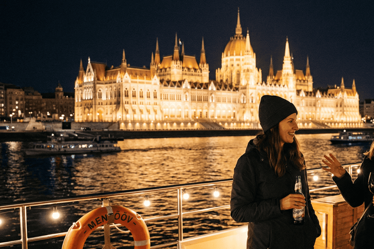 Budapest Evening Cruise with Unlimited Prosecco, Wine & Beer Budapest: Unlimited Wine, Beer, Prosecco & Soft Drink Cruise