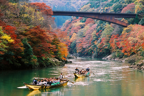 Osaka/Kyoto: Day Tour to Hozugawa River Boat and Arashiyama From Kyoto to Hozugawa River and Arashiyama