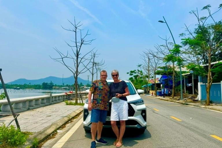 Hue do Hoi An prywatnym samochodem przez przełęcz Hai Van, Złoty Most