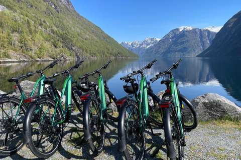 Passeio de bicicleta elétrica de Hellesylt a Norangsdalen