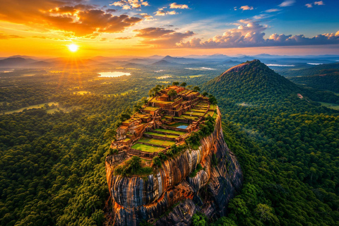 Private Sigiriya, Safari & Village Tour: Colombo/Kandy/South From Hikkaduwa: Sigiriya Tour (+ Free Megalithic Tombs)