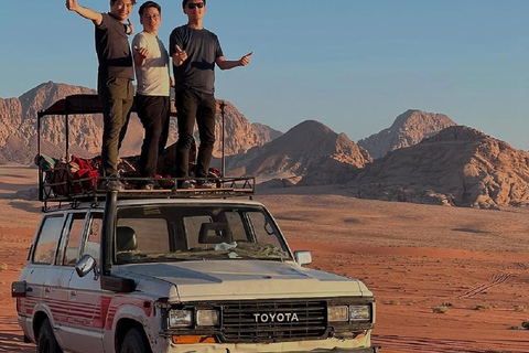 Wadi Rum: 2-Day Desert Tour with Camp Stay & Meals & Hiking