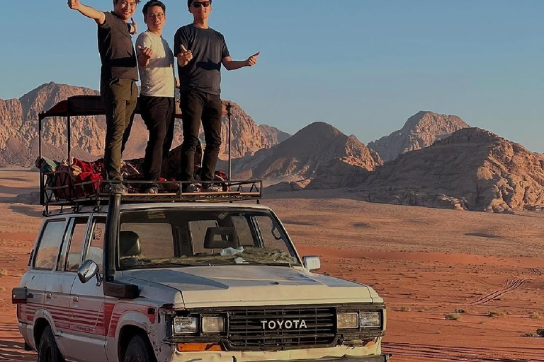 Wadi Rum: 2-Day Desert Tour with Camp Stay & Meals & Hiking
