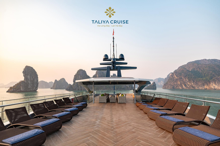 Crucero de un día Taliya Premium 5 Estrellas: Excursión por la Bahía de Ha Long y Lan Ha