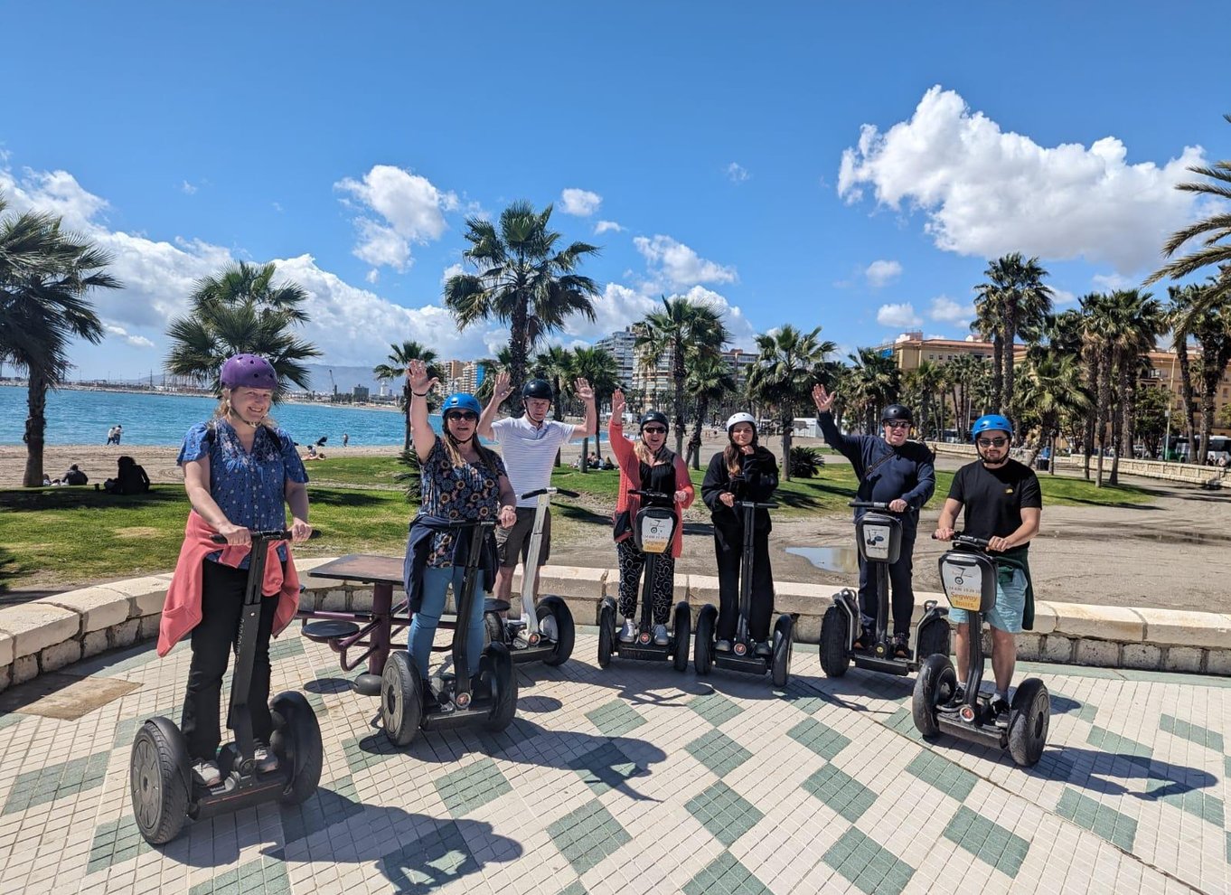 Malaga: Segway-tur til Gibralfaro-slottet, tyrefægterarenaen og havnen