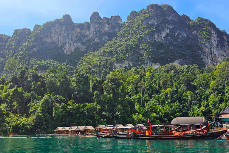 Khao Sok: Private Longtail Boat Tour at Cheow Lan LakeOption 2: 4-Hour Tour with Hotel Pickup and Drop-Off