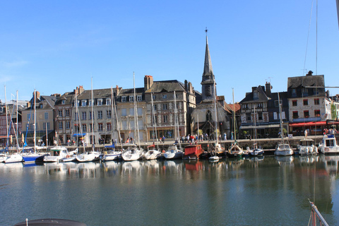 Excursão particular de meio dia em sidecar para Honfleur e Deauville (3H30)