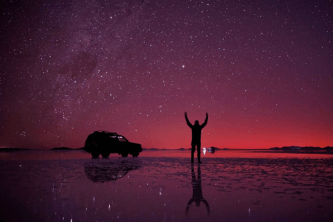 5H Salt Flat stjärnskådning och grupptur i solnedgång/soluppgång