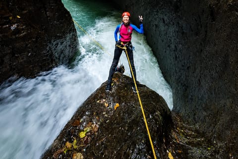 Bali: Canyoning Adventure at Aling Waterfall