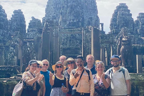 Siem Reap: Tour de 1 dia em Angkor com guia de turismo que fala francêsOpção 2: Tour em pequenos grupos