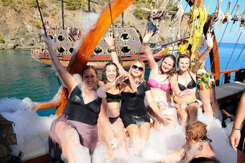 Oludeniz: Pirate Boat Tour with Lunch & Swim Stops Full-Day Pirate Boat Tour with Lunch