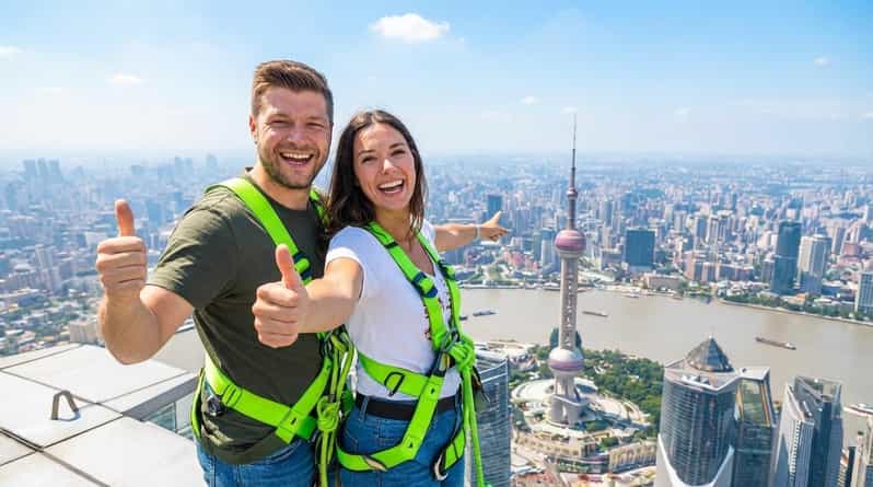 Shanghai: Jin Mao Tower Skywalk Ticket (340m Outdoor Walk)