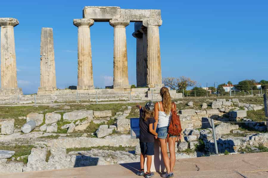 Athen: Antikes Korinth & Nafplio Tagestour mit Schwimmen