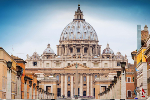 Rome : Audioguide de la Basilique Saint-Pierre avec billets pour le DômeAUDIOGUIDE EN ANGLAIS