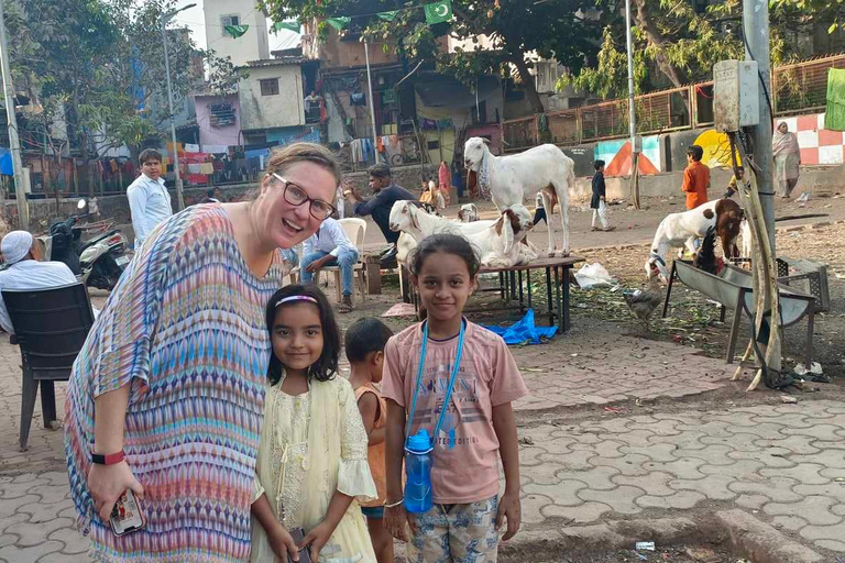 Mumbai: Slumtur Dharavi och DhobiGhat Tvätt med en lokalinvånare