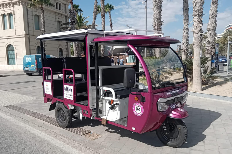 Alicante: Tour in Tuk Tuk Elettrico 30 minuti Elettrico