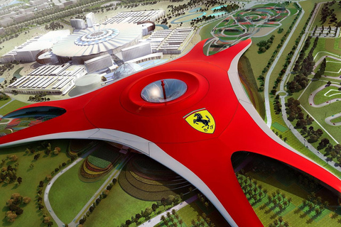 Dubai: Sheikh Zayed-moskén &amp; Ferrari World inträde m/ transfer