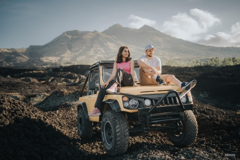 Bali : Excursion au lever du soleil du Mont Batur en jeep avec petit-déjeunerJeep du Mont Batur et sources d'eau chaude - Circuit tout compris