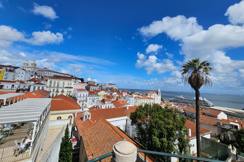 Lisbona: tour della città, storia e alfama 90 minuti in tuktuk