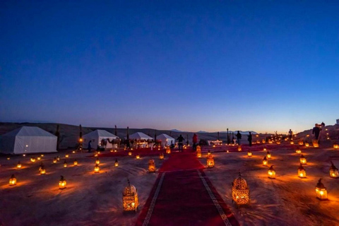 From Marrakech : Agafay Desert Sunset Dinner with Camel Ride