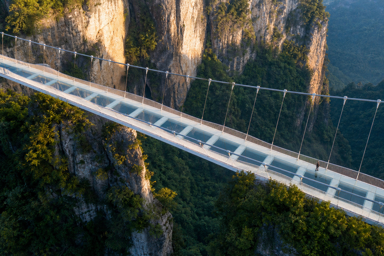 Zhangjiajie: Grand Canyon & Glass Bridge E-Ticket Options English Guide Service Only