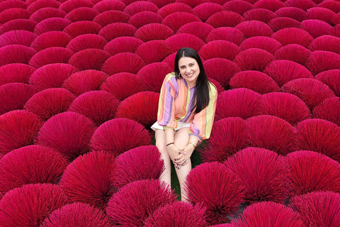 Hanoi: Incense Village, Conical Hat, Lacquer Art-SMALL GROUP PRIVATE Half Day- Incense Village- Hat Village- Train Street