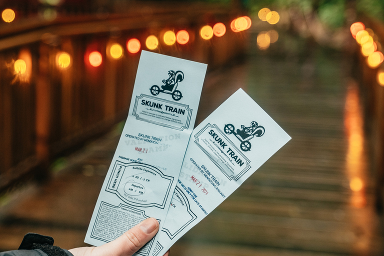 Mendocino County: Pudding Creek Railbikes