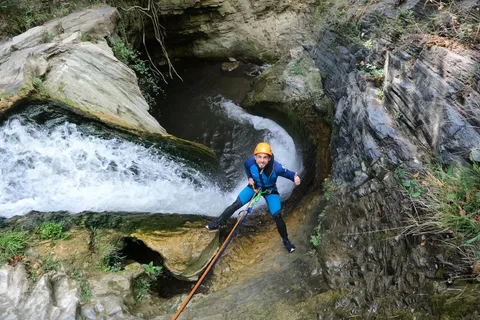 Depuis Marbella : Visite guidée de canyoning à Sima del Diablo