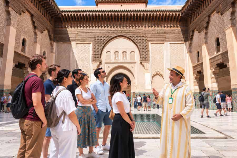 Marrakesch: Madrassa Ben Youssef, Geheimgarten & Medina-Tour. Foto: GetYourGuide Marrakesch: Madrassa Ben Youssef, Geheimgarten & Medina-Tour. Foto: GetYourGuide