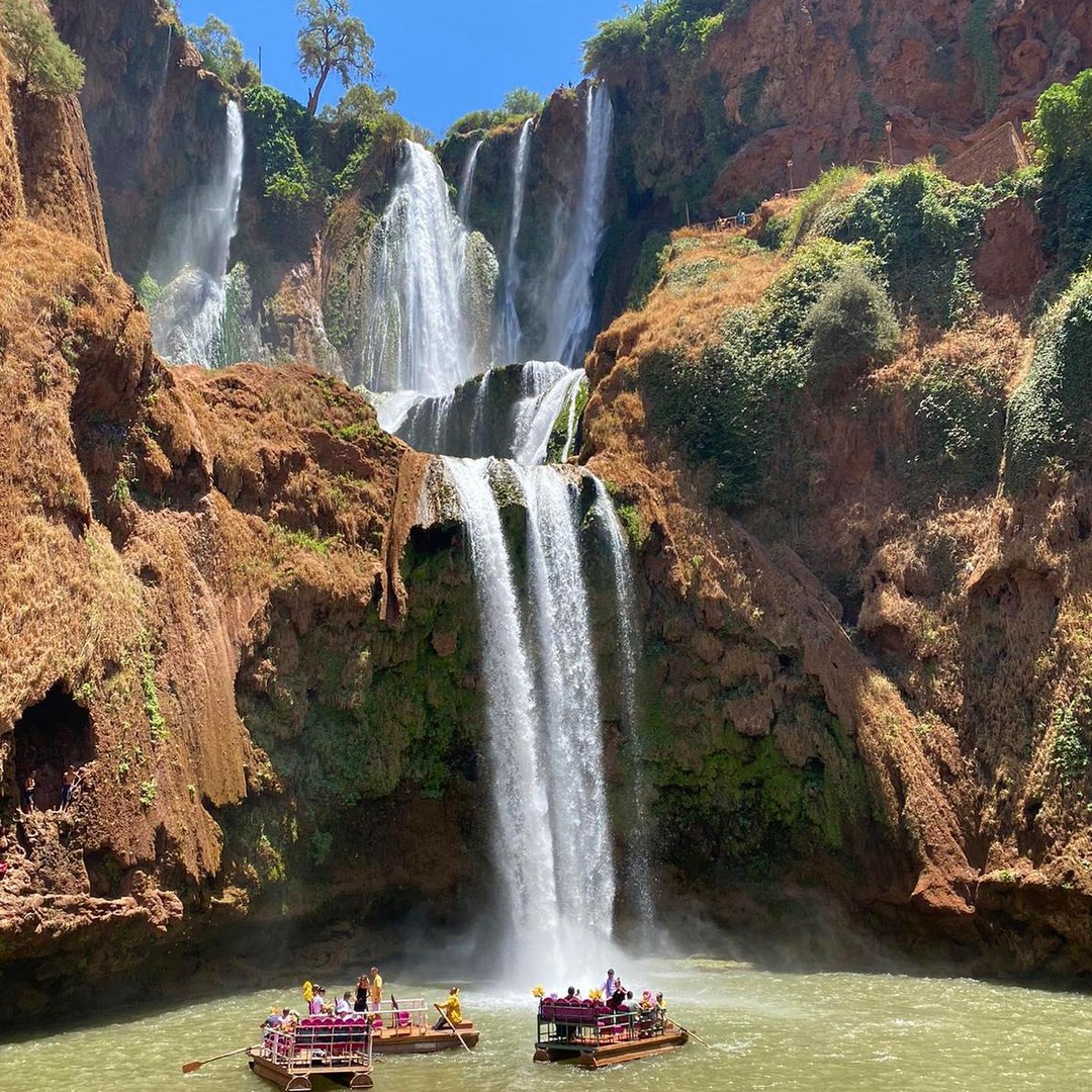 Marrakech: dagtour naar Ouzoud met boottocht en gids (optioneel) - cascade
