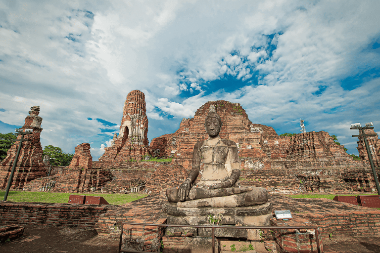 Ayutthaya: UNESCO erfgoed tempels en café dagtourPrivé tour van een halve dag