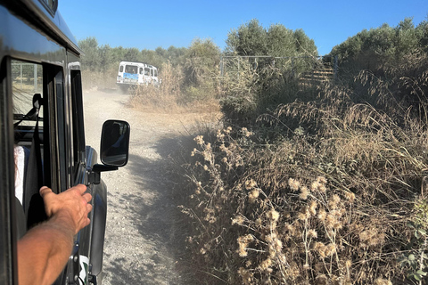 Rethymno Sunset Land Rover Safari with Dinner & Wine FROM KAVRO Sunset Land Rover Safari with Dinner & Wine