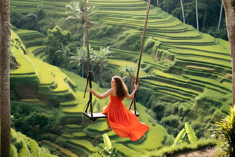 Ubud Tour: Monkey Forest, Tegalalang Rice Terrace, & temple