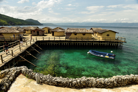 Ohrid: Lake Ohrid Full-Day Boat Tour with Swimming