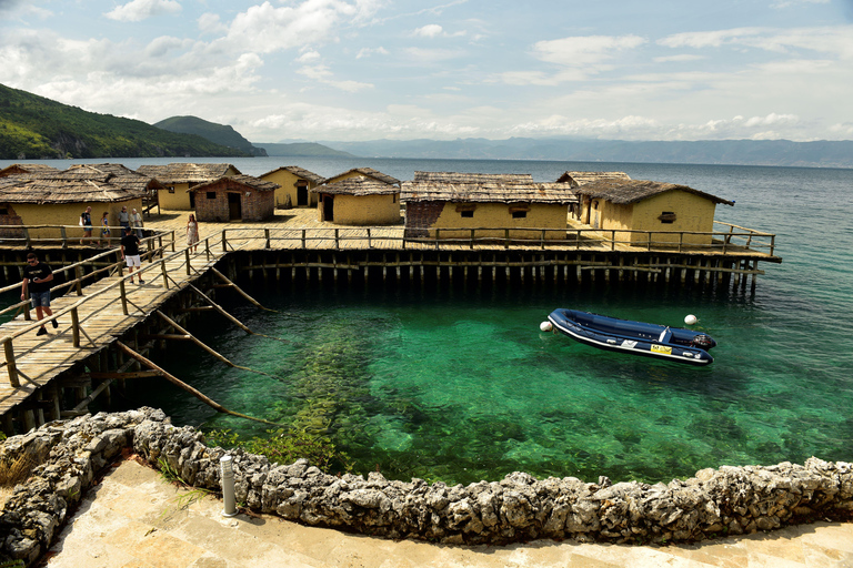 Ohrid: Lake Ohrid Full-Day Boat Tour with Swimming