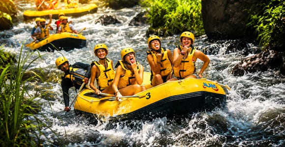 Ubud: White Water Rafting, Swing Heaven & Monkey Forest