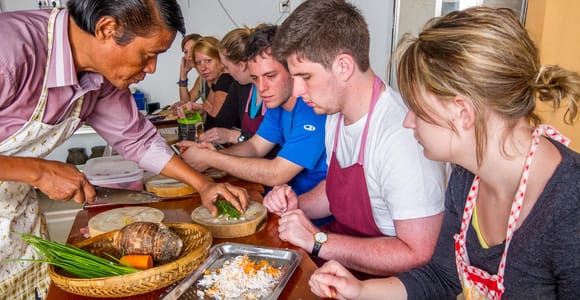 Siem Reap: Vespa Ride, Cooking Class, and Market Tour