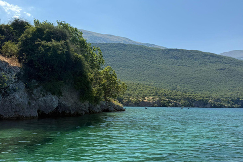 Kayaking Lake Ohrid with BBQ, from Ohrid.