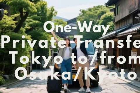 Guided Private Transfer Tokyo ↔ Osaka/Kyoto with Scenic Stop