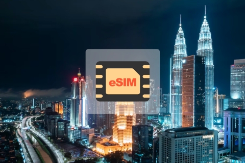 Malaisie : forfait de données mobiles eSIM Roaming3 Go/5 jours pour la Malaisie uniquement