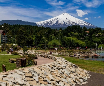 Pucón e Villarrica: Tour guiado com serviço de busca no hotel