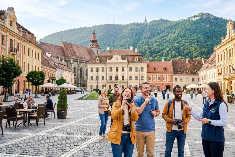 MINIVAN Bucharest : Peles Castle, Dracula's Castle & Brasov Audio Guide 24 Languages