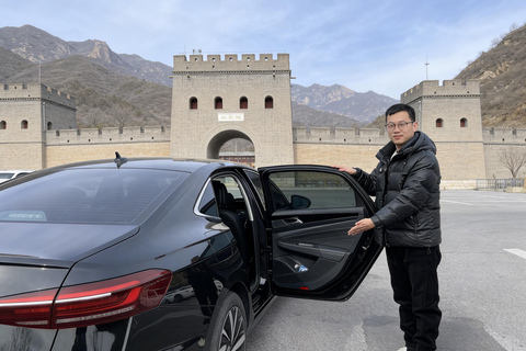 Beijing: Mutianyu Great Wall Shared 7-Seat Van Tour & Ticket Option 1: shared 7-Seat Van + Ticket --No Guide