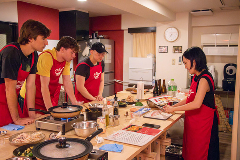 Tokyo : Cours de cuisine de type Izakaya avec dégustation de saké