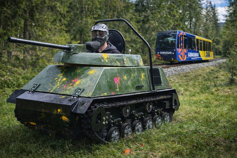 Zakopane: Tatra Mountains Tour with Tank Paintball & Cheese